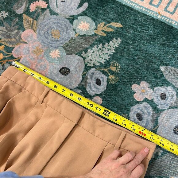 Abercrombie & Fitch Pants Trousers Womens 31 Brown Curve Love Tailored Wide Leg - Picture 12 of 16